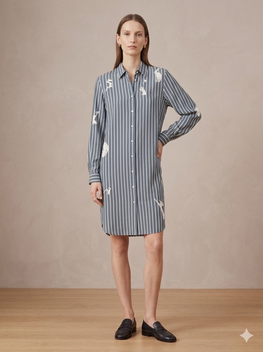 Jil Sander Silk Shirt Dress